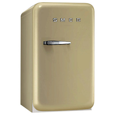 Smeg FAB5RP 50's Style Minibar Cooler Fridge, 40cm Wide, Cream Smeg FAB5RP 50's Style Minibar Cooler Fridge, 40cm Wide, Cream